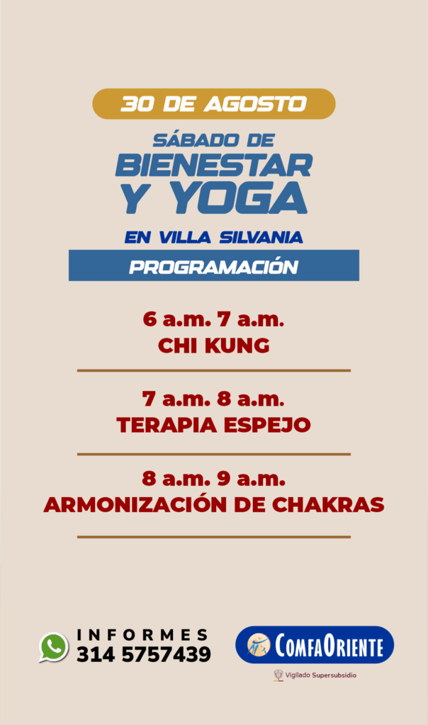 Sábado de Bienestar y Yoga - Agosto 2025