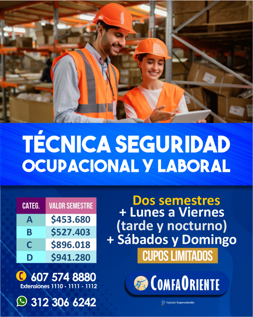 carrera técnica seguridad ocupacional