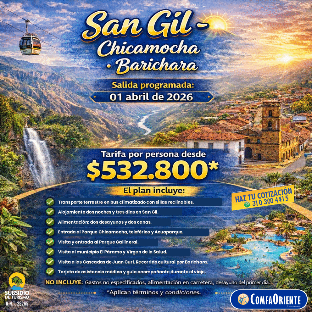 SAN GIL - CHICAMOCHA - BARICHARA - FEB 2026