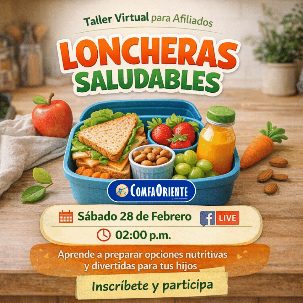 TALLER VIRTUAL loncheras saludables - FEB 2026